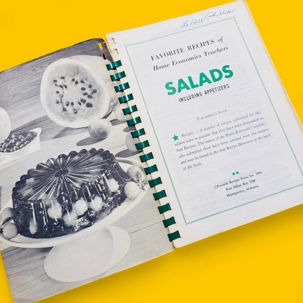 Favorite Recipes of Home Economics Teachers - Salads Including Appetizers 1964